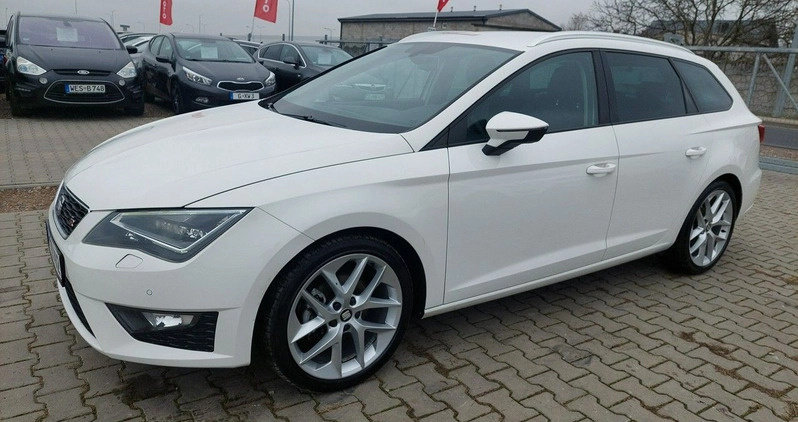 Seat Leon cena 45900 przebieg: 173111, rok produkcji 2015 z Międzybórz małe 781